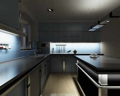 Iluminazione moderna in cucina3