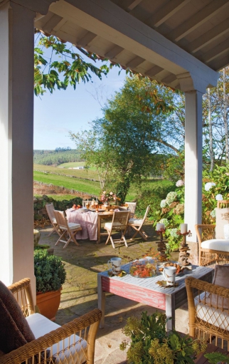 Il fascino di un casa rustica in mattoni6