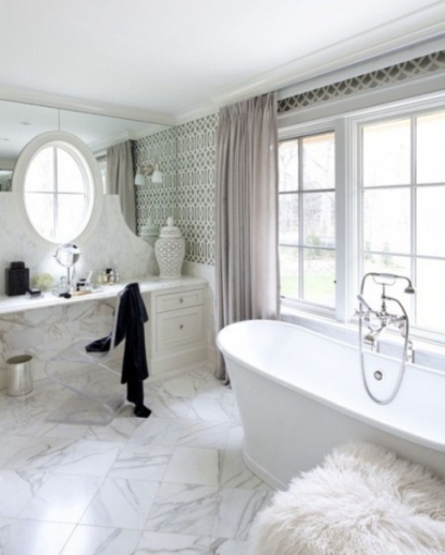 Il lusso in casa,10 bagni in marmo idee pratiche Bagno in marmo
