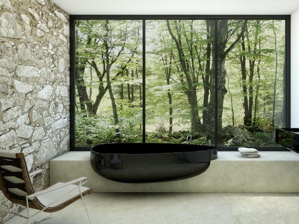 Design minimalista per vasca da bagno 1