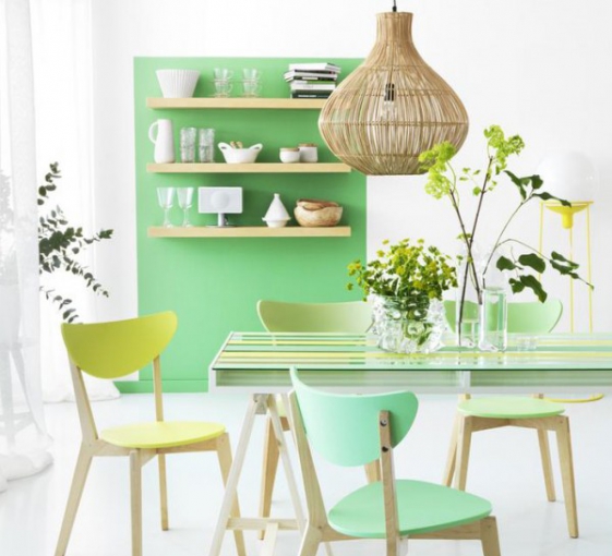 Scegli il colore verde-menta in cucina2