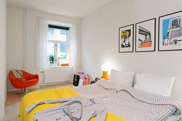Design moderno svedese in camera da letto 13