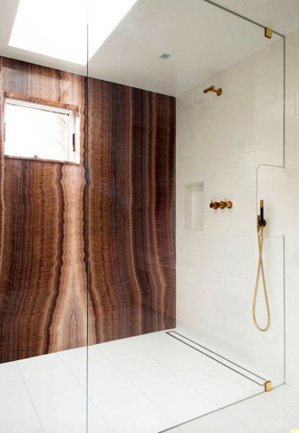 30 idee di docce contemporanee per il vostro bagno 10