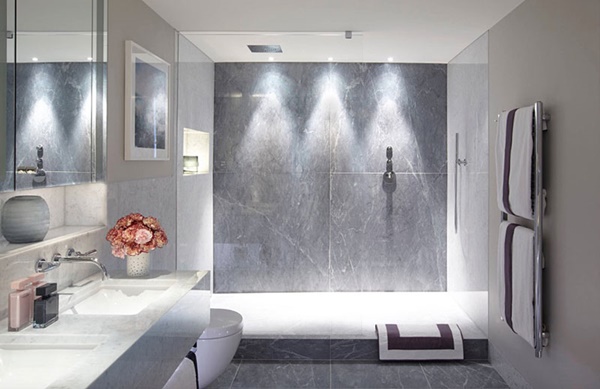 30 idee di docce contemporanee per il vostro bagno 15