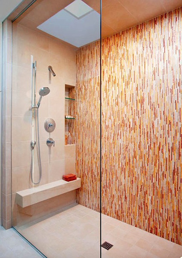 30 idee di docce contemporanee per il vostro bagno 5