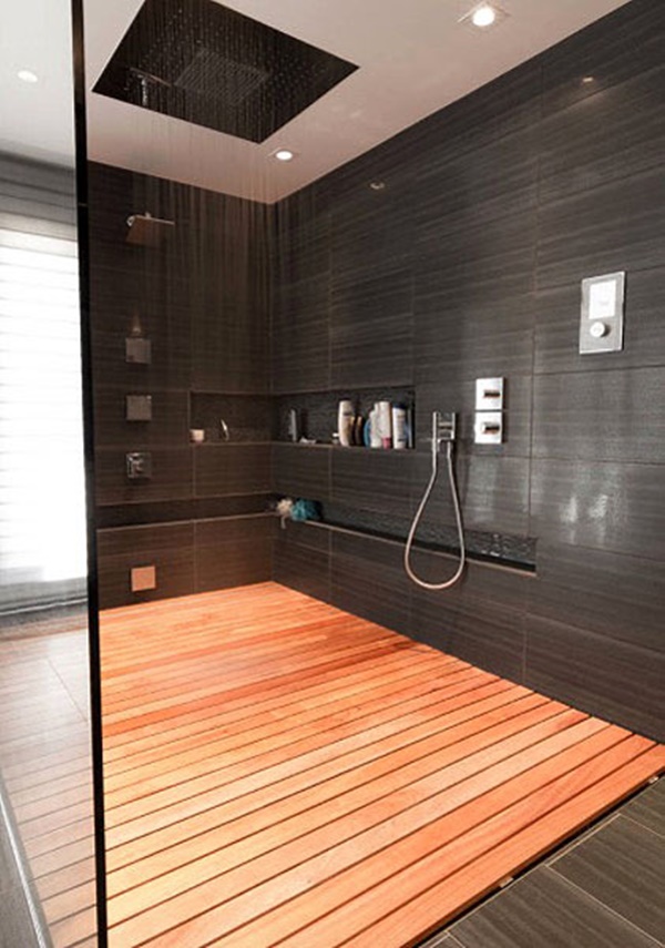 30 idee di docce contemporanee per il vostro bagno 8