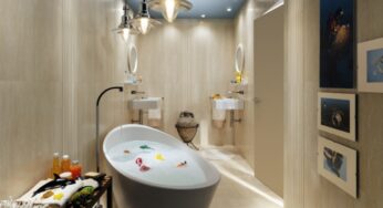 Comfort e creatività in un bagno spazioso